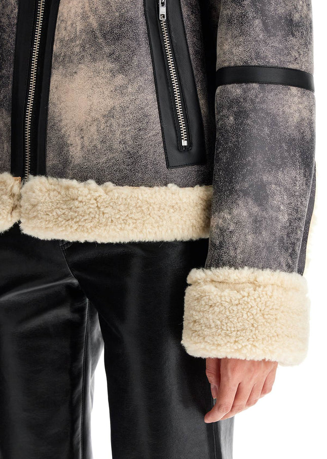 Stand Studio lessie faux shearling jacket