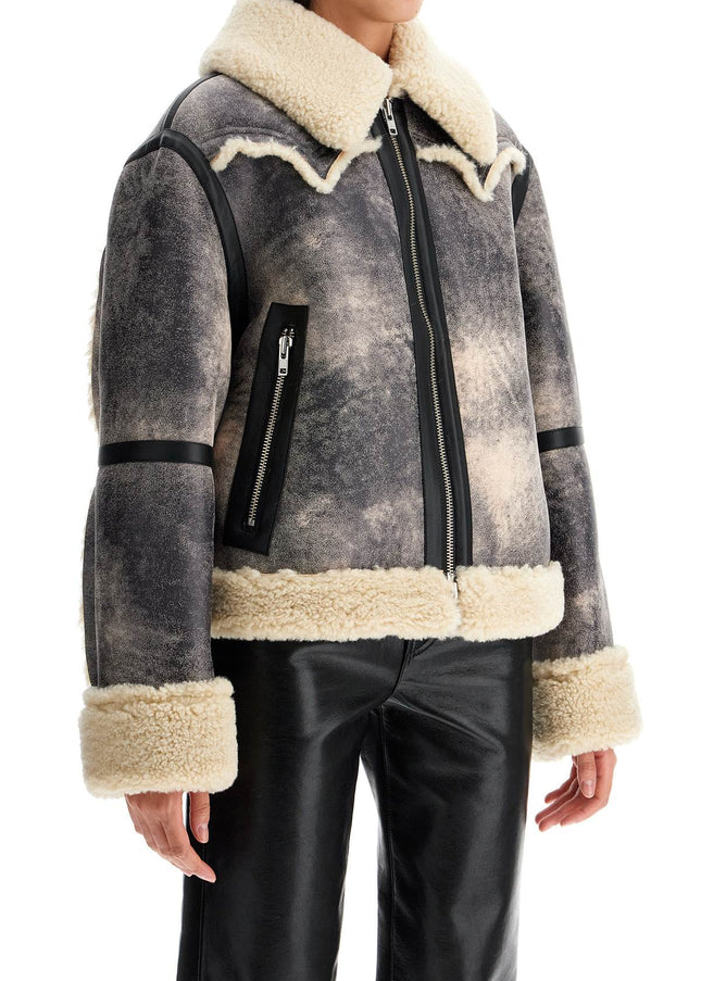 Stand Studio lessie faux shearling jacket