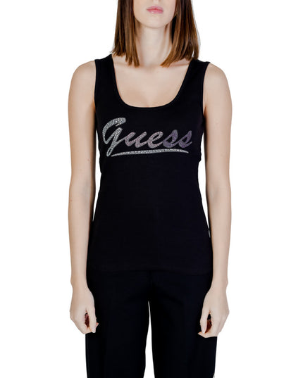 Guess Women Undershirt-Clothing Tank-Top-Guess-black-XS-Urbanheer