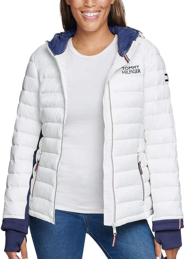 Tommy Hilfiger Womens Packable Hooded Puffer Jacket-Tommy Hilfiger-Urbanheer