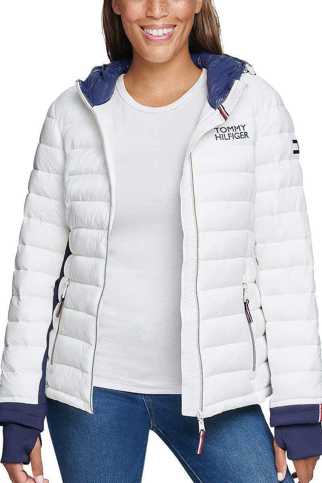 Tommy Hilfiger Womens Packable Hooded Puffer Jacket-Tommy Hilfiger-Urbanheer