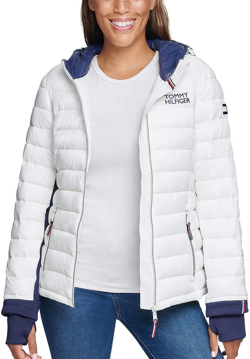 Tommy Hilfiger Womens Packable Hooded Puffer Jacket-Tommy Hilfiger-Urbanheer