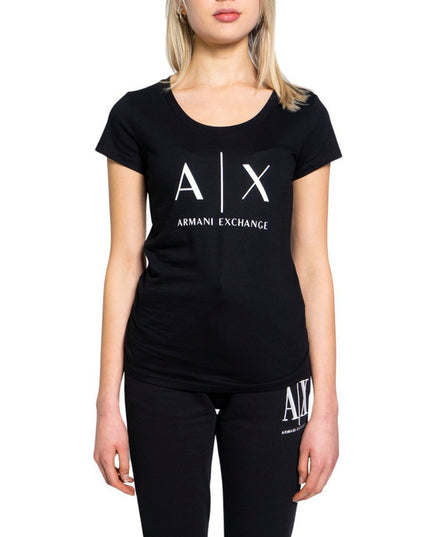 Armani Exchange Women T-Shirt-Clothing T-shirts-Armani Exchange-black-XS-Urbanheer