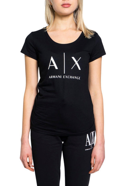 Armani Exchange Women T-Shirt-Clothing T-shirts-Armani Exchange-black-XS-Urbanheer