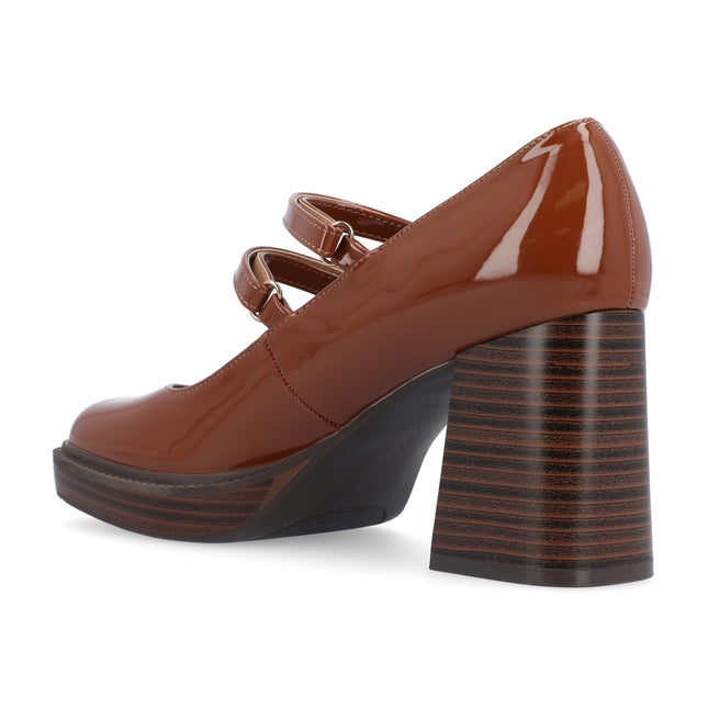 Journee Collection Women's Tru Comfort Foam™ Shasta Pumps Cognac-Shoes Pumps-Journee Collection-Urbanheer