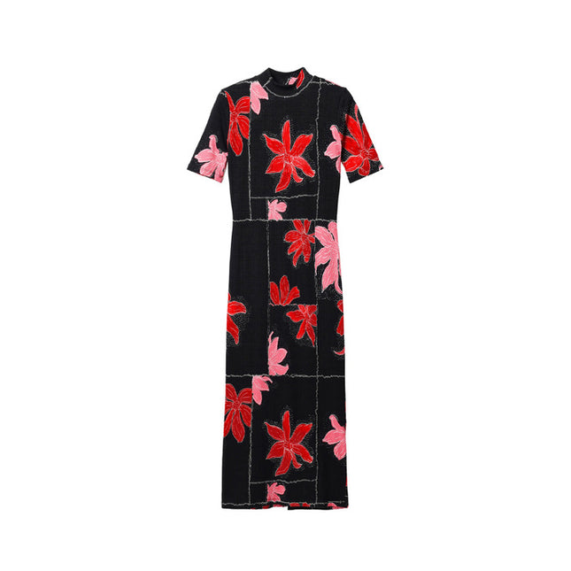 Desigual Women Dress-Clothing Dresses-Desigual-red-XS-Urbanheer