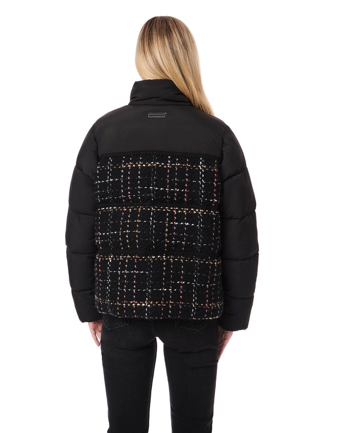 Mix Media Puffer Jacket-JACKET-Bernardo-Urbanheer