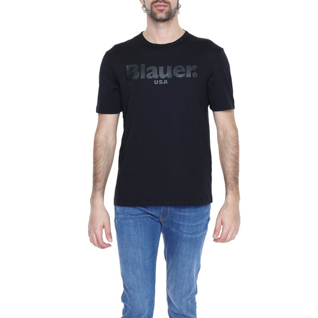 Blauer Men T-Shirt-Clothing T-shirts-Blauer-black-2-S-Urbanheer