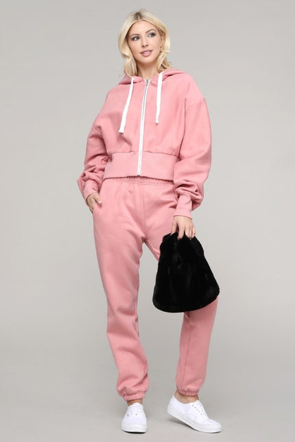 Hoodie Zip-Up-Hoodie-LABIJOU-S-Blush-Urbanheer