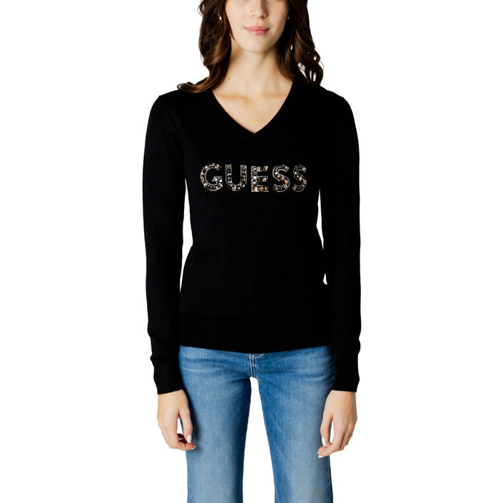 Guess Women Knitwear-Clothing Knitwear-Guess-black-XS-Urbanheer