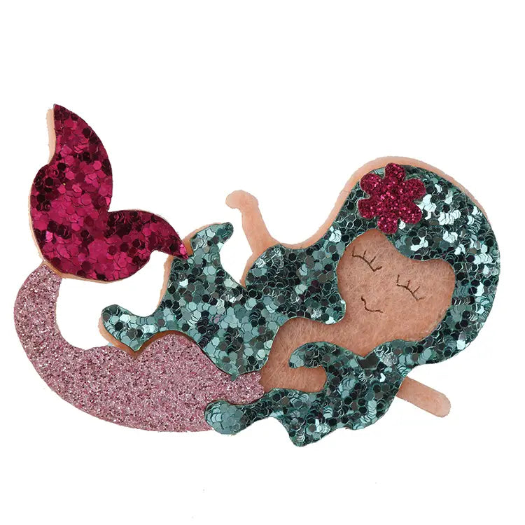 Pretty Mermaids Hair Clips.-Sparkle Sisters By Couture Clips-Turquoise-Urbanheer