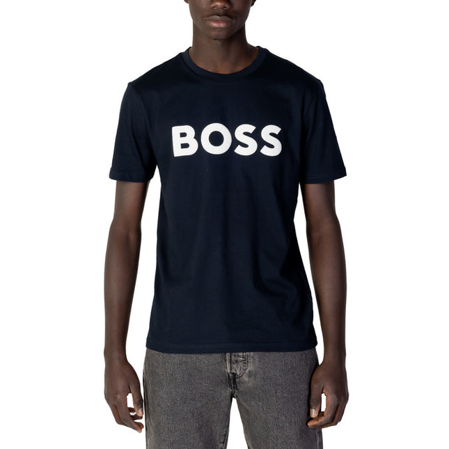 Boss Men T-Shirt-Clothing - Men-Boss-blue-S-Urbanheer