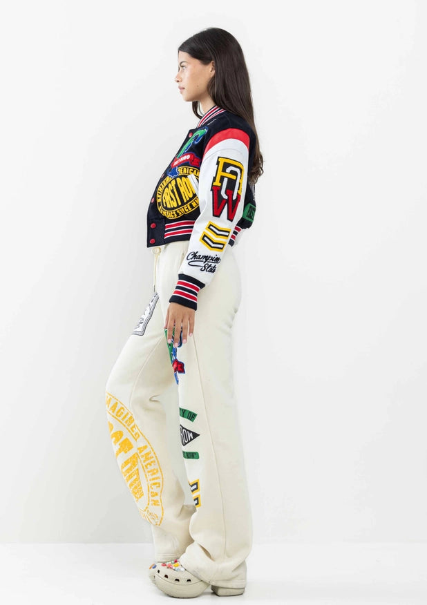 Championship Winner Cropped Varsity Jacket-Jacket-First Row-Urbanheer