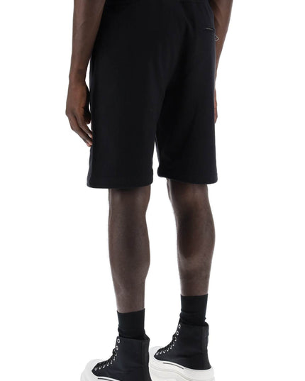 Alexander Mcqueen jersey graffiti sweatshorts