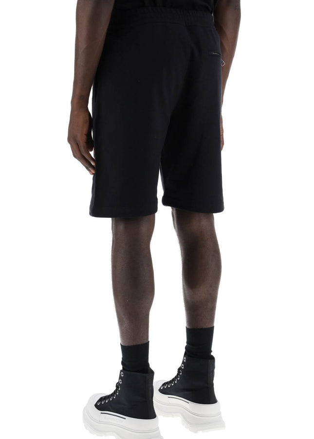 Alexander Mcqueen jersey graffiti sweatshorts