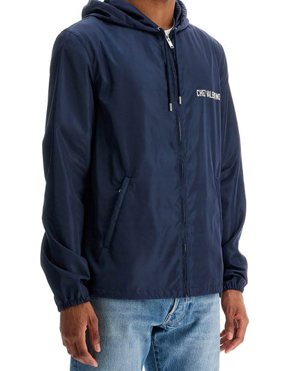 Valentino Garavani windbreaker jacket with hood from valentino's