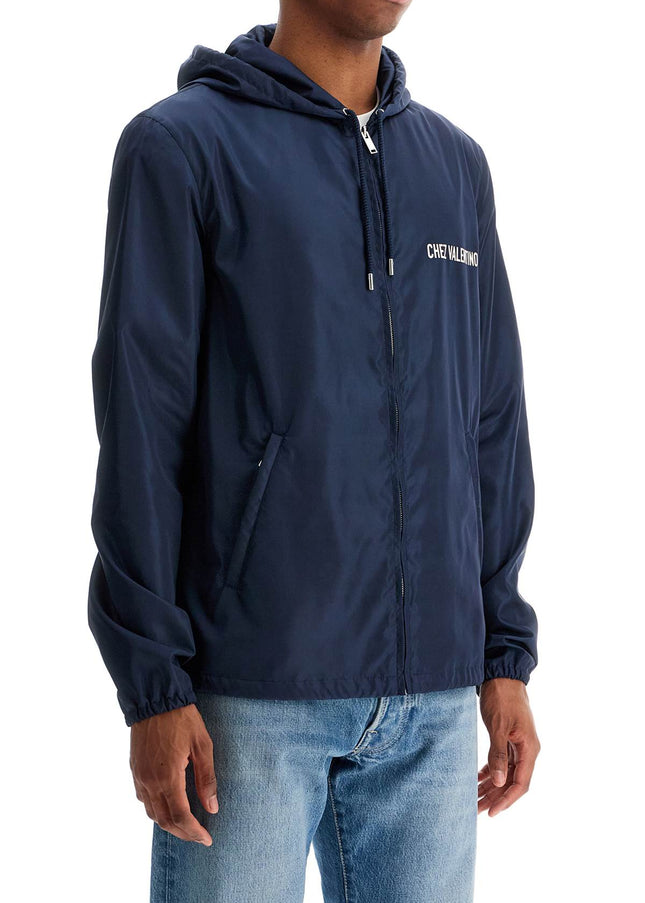 Valentino Garavani windbreaker jacket with hood from valentino's