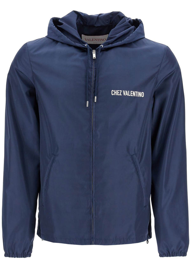 Valentino Garavani windbreaker jacket with hood from valentino's