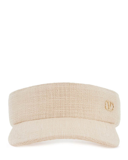 Valentino Garavani canvas visor shield for