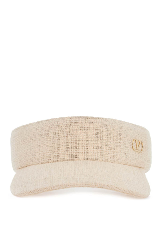 Valentino Garavani canvas visor shield for