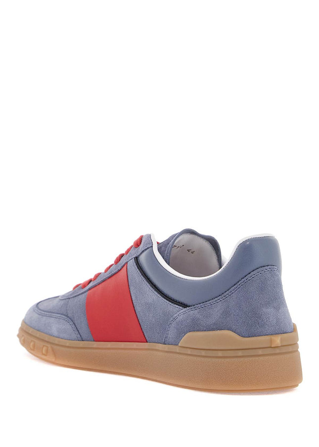 Valentino Garavani suede leather upvillage sneakers