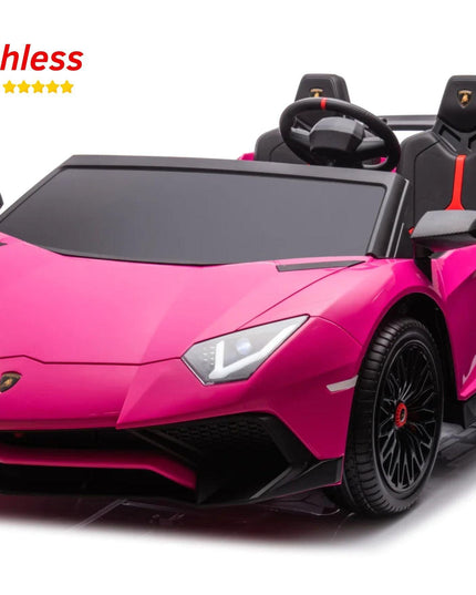 24V Lamborghini Aventador 2 Seater Ride on Car for Kids: Advanced Brushless Motor & Differential for High-Octane Fun-Toys - Kids-Freddo Toys-Urbanheer