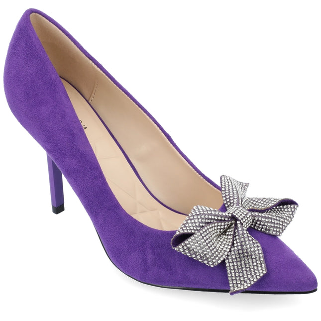 Journee Collection Women's Tru Comfort Foam™ Marcie Pumps Purple-Shoes Pumps-Journee Collection-5.5-Urbanheer