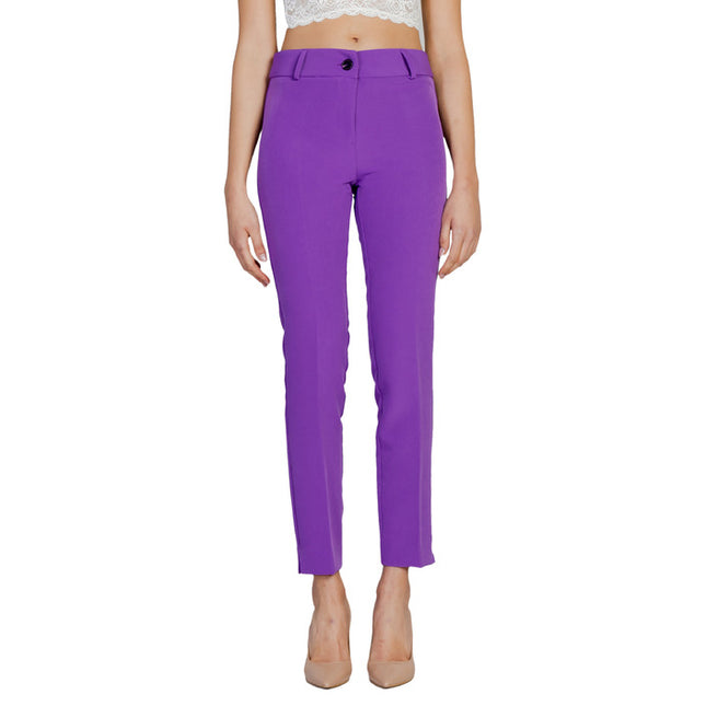 Sol Wears Women Women Trousers-Sol Wears Women-purple-42-Urbanheer