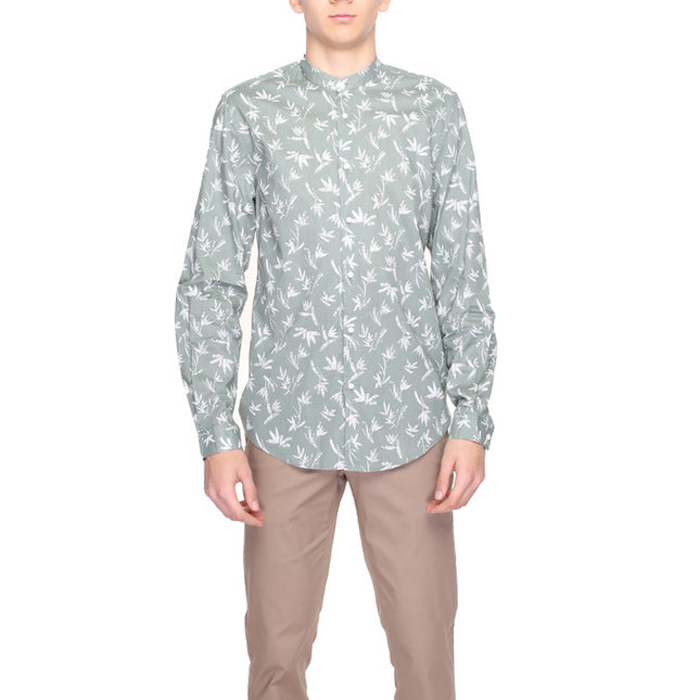 Antony Morato Men Shirt-Clothing Shirts-Antony Morato-green-44-Urbanheer