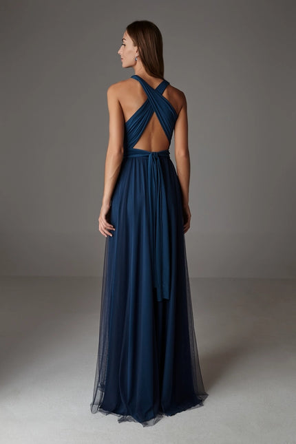 Maxi Dress Blue-Dress-Ceylan BCN-Urbanheer