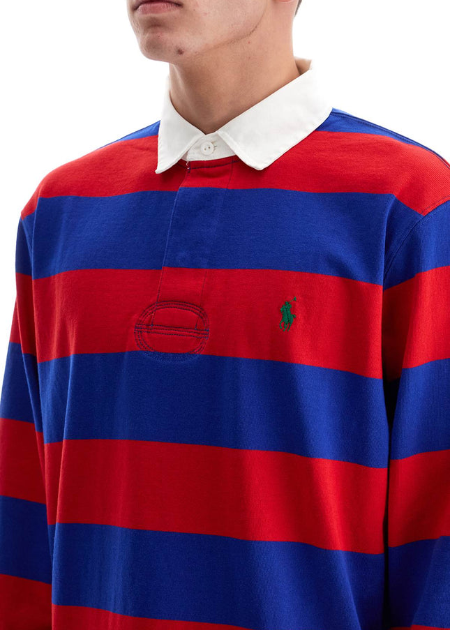 Polo Ralph Lauren long-sleeved striped polo shirt for