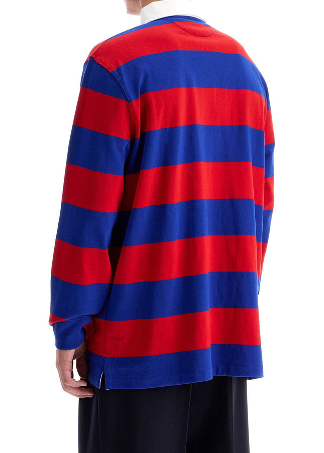 Polo Ralph Lauren long-sleeved striped polo shirt for