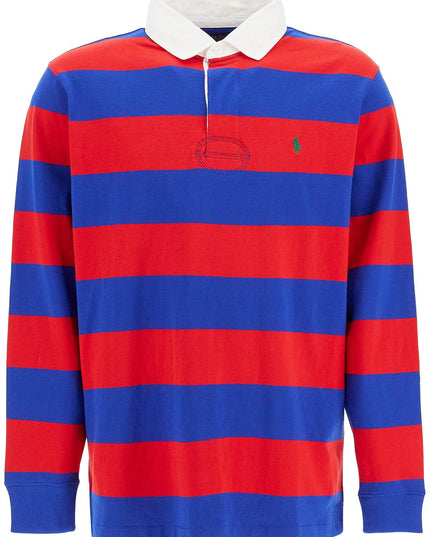 Polo Ralph Lauren long-sleeved striped polo shirt for