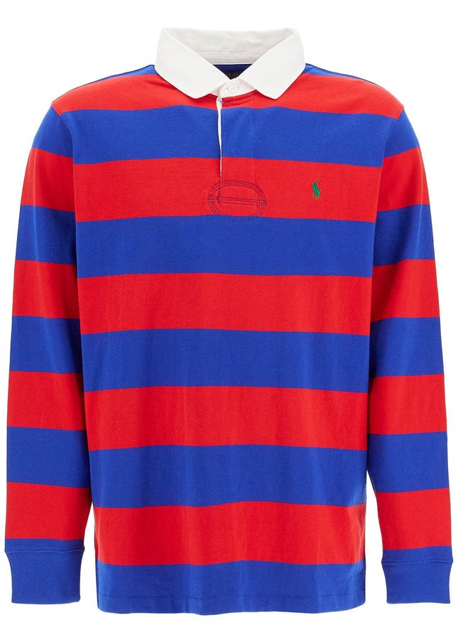 Polo Ralph Lauren long-sleeved striped polo shirt for