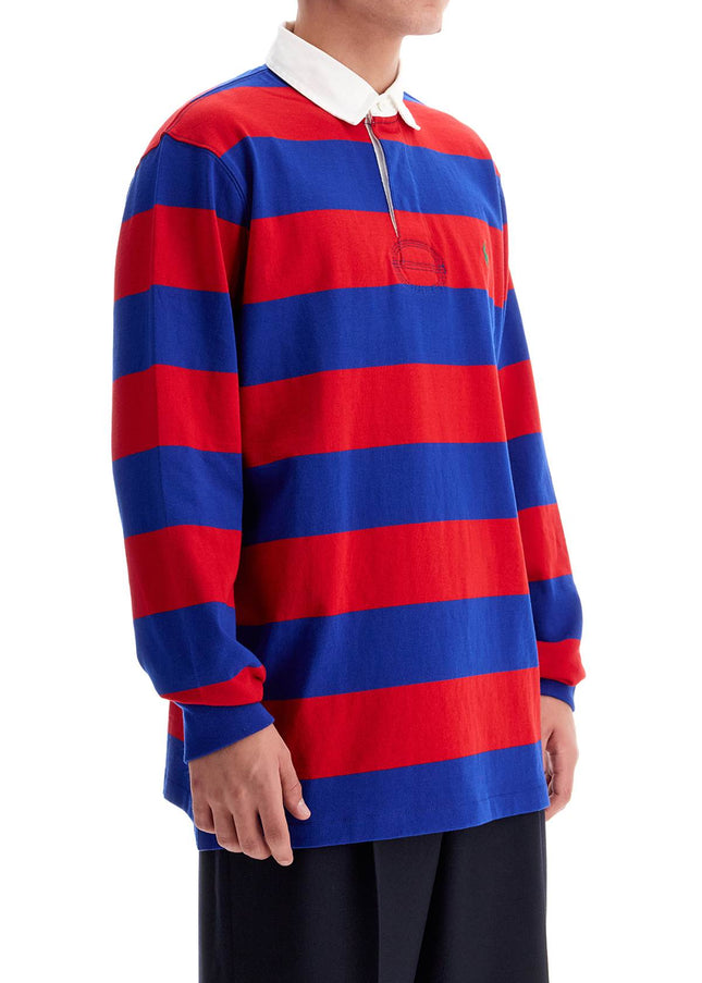 Polo Ralph Lauren long-sleeved striped polo shirt for