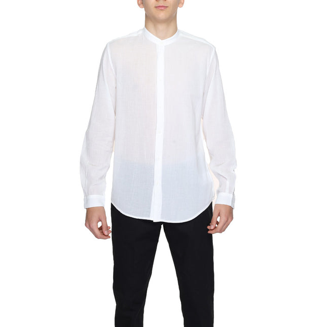 Antony Morato Men Shirt-Clothing Shirts-Antony Morato-white-44-Urbanheer