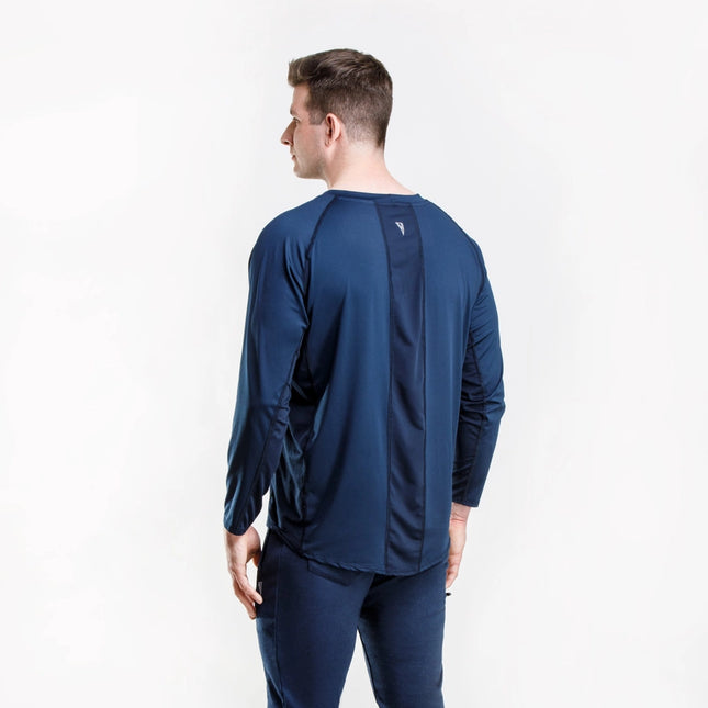 Men’S Zintex Long Sleeve Sports Tee - Midnight-Sports Tee-Nonzero Gravity-XS-Urbanheer