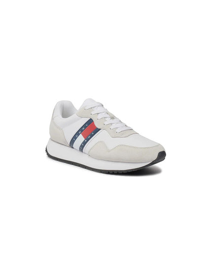 Tommy Hilfiger Jeans Men Sneakers-Shoes Sneakers-Tommy Hilfiger Jeans-white-40-Urbanheer