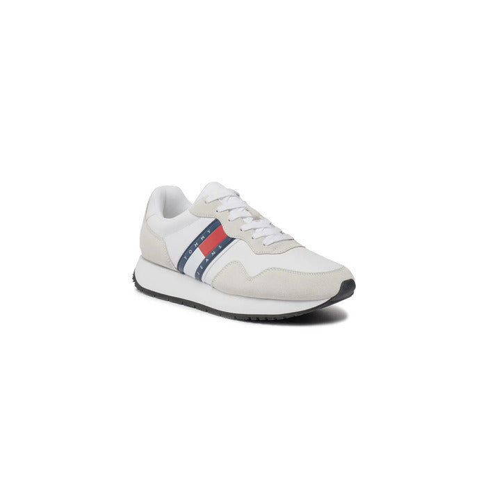 Tommy Hilfiger Jeans Men Sneakers-Shoes Sneakers-Tommy Hilfiger Jeans-white-40-Urbanheer