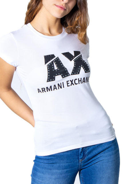 Armani Exchange Women T-Shirt-Armani Exchange-white-XS-Urbanheer