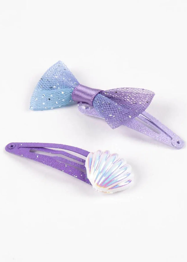 Hair Clips 4 Pieces Princess The Little Mermaid-Mastoys, S.L.-Urbanheer