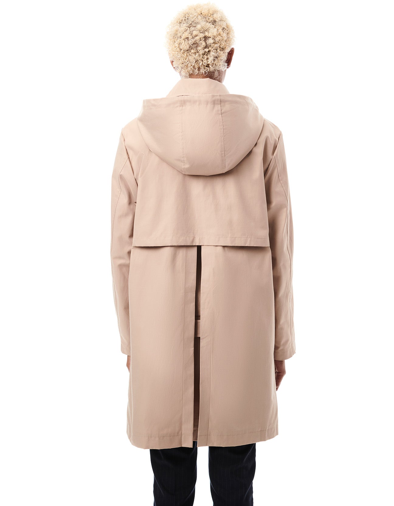 Technical Hooded Women Raincoat - Ash-Clothing - Women-Bernardo-Urbanheer