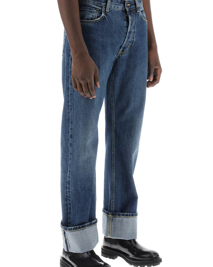 Alexander Mcqueen straight fit jeans in selvedge denim