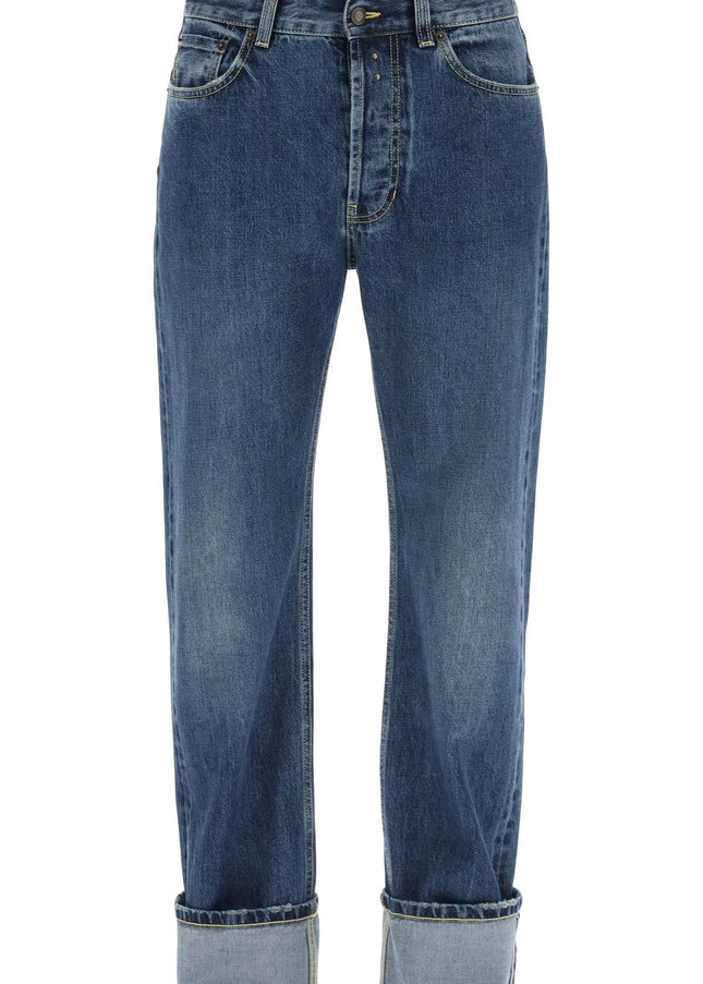 Alexander Mcqueen straight fit jeans in selvedge denim