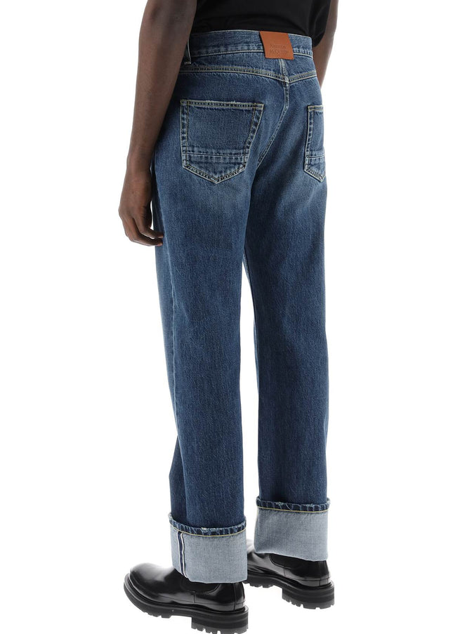 Alexander Mcqueen straight fit jeans in selvedge denim