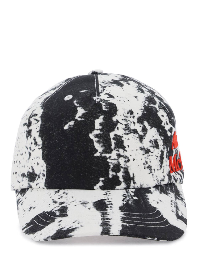 Alexander Mcqueen printed baseball cap with logo embroidery