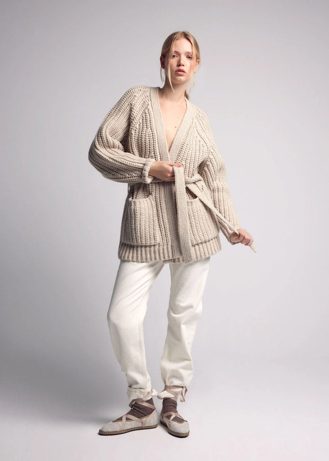 Edie Cashmere Blend Chunky Cardigan-Clothing - Women-Leap Concept-Urbanheer