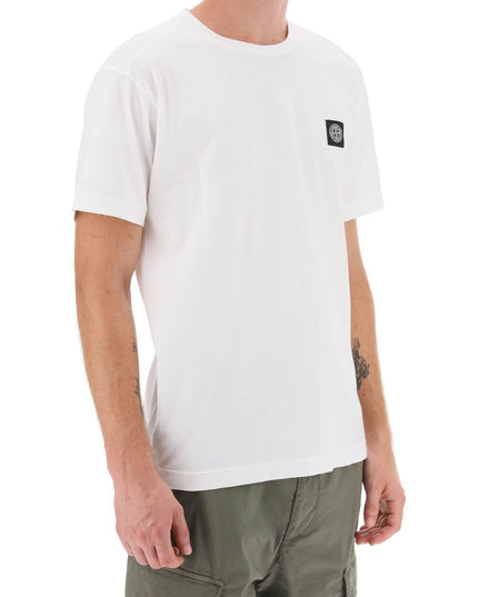 Stone Island logo patch t-shirt