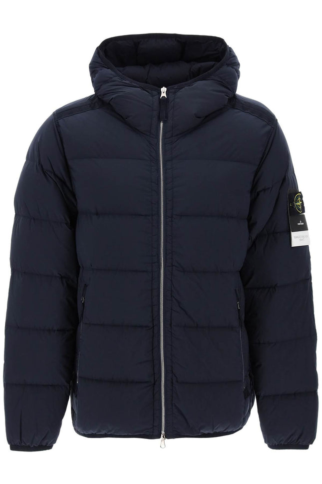 Stone Island hooded puffer jacket in seamless tunnel nylon