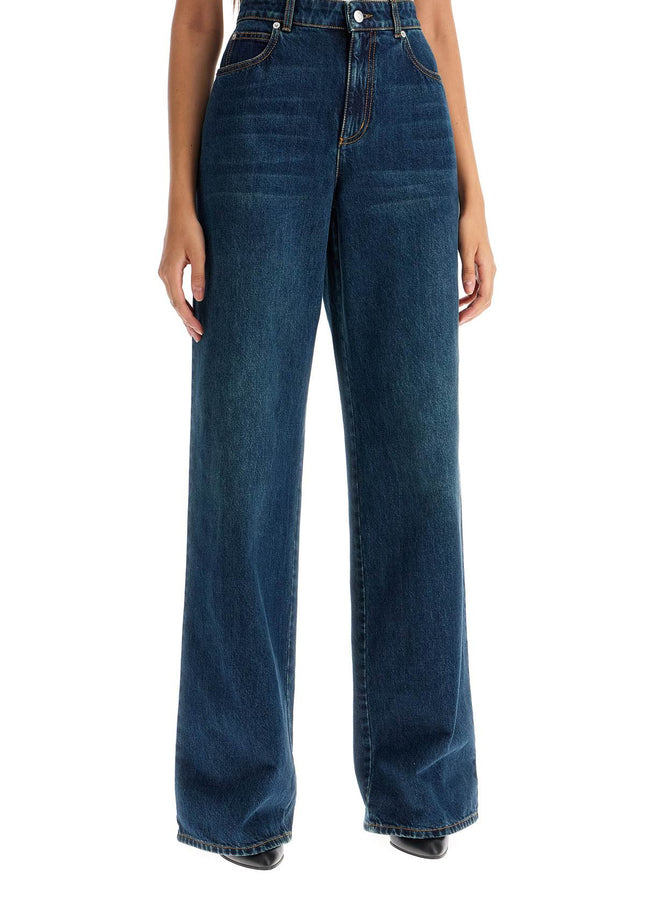 Alexander Mcqueen wide leg jeans